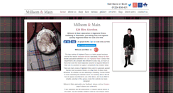Desktop Screenshot of millsomandmain.com