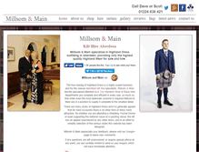 Tablet Screenshot of millsomandmain.com